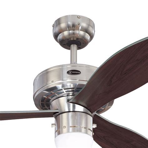 Westinghouse Airplane Ii Ceiling Fan With Light 42 Brushed Nickel