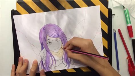 Speed Drawing Kamishiro Rize Tokyo Ghoul Youtube