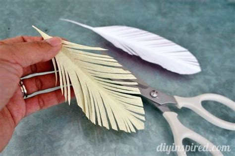 Tips On How To Make Paper Feathers Diy Inspired