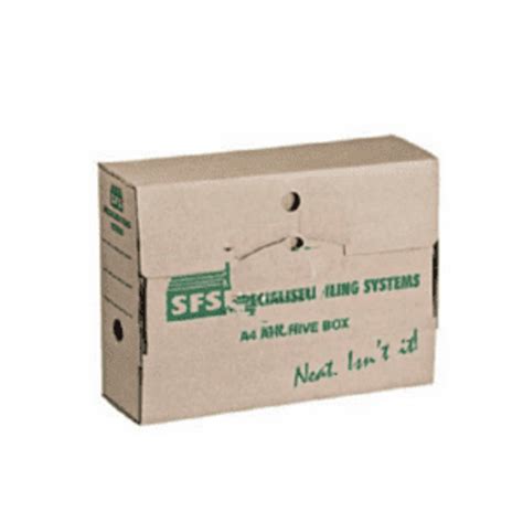 Sfs Standard Kraft Archive Box A4 Office Gear
