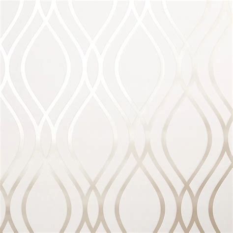 Camden Wave Wallpaper In Neutral And Gold Diy At Bandq