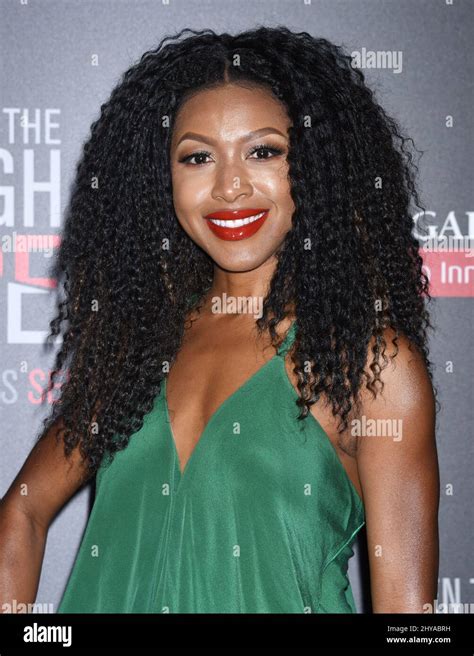 Gabrielle Dennis Arriving For The When The Bough Breaks World