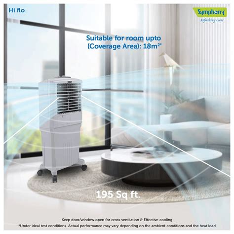 Buy Symphony Hiflo 40 Personal Air Cooler For Home With Powerful Blower