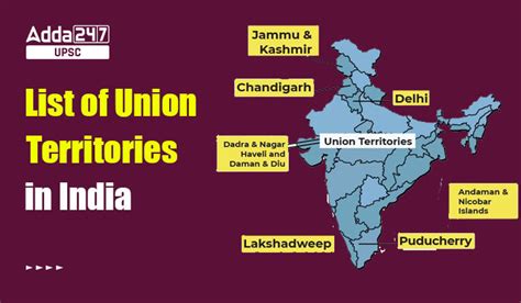 List Of Union Territories Of India Check New UT List 2023