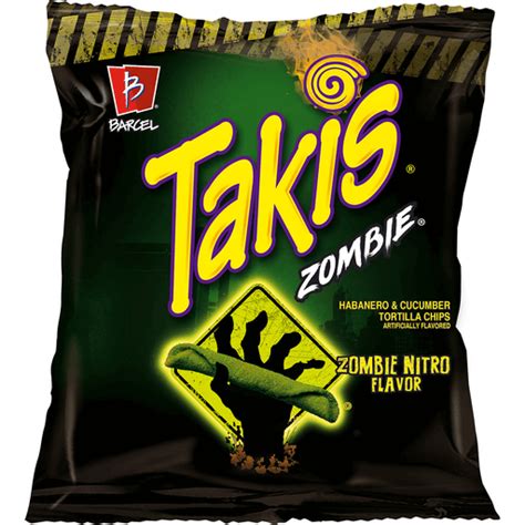 Takis Rolls Zombie Habanero And Cucumber Tortilla Chips Snacks Chips