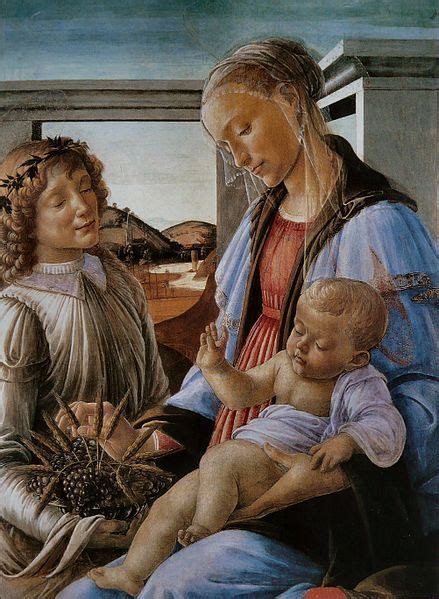 Sandro Botticelli Madone De Leucharistie Madonna And Child With An
