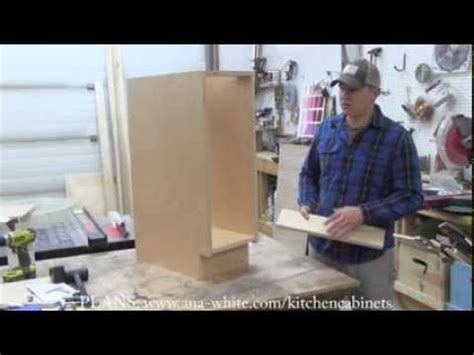 Now that your cabinets are clean and lined, it's time to think about how you might want to organize your items inside the cabinets. How to Build Kitchen Cabinet Carcass - YouTube