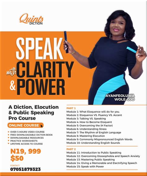 Public Speaking And Elocution Pro Course Quints Diction And Social