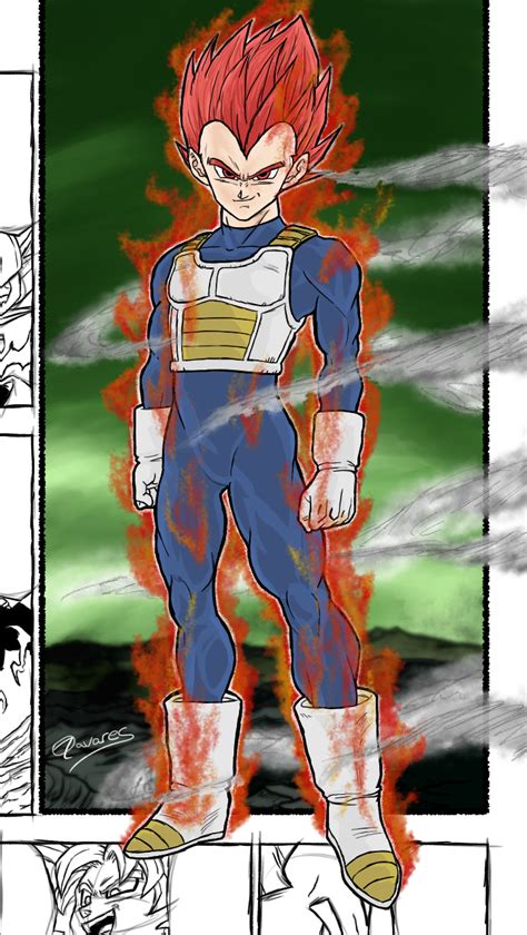 Vegeta Super Saiyan God Dragon Ball Super 22 By