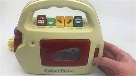 Fisher Price Cassette Player Recorder 1992 Youtube