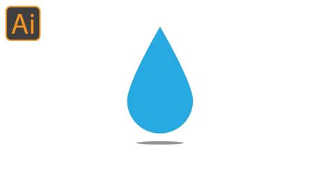 Create A Raindrop In 3 Steps Using Illustrator Youtube