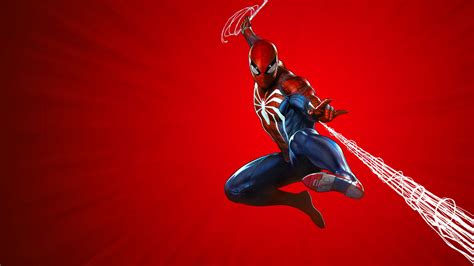 Marvels Spider Man Ps4 Theme Art 10k Spiderman Wallpapers Spiderman