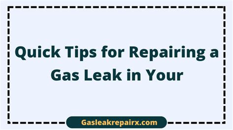 Quick Tips For Repairing A Gas Leak In Your Refrigerator Gas Leak Repair