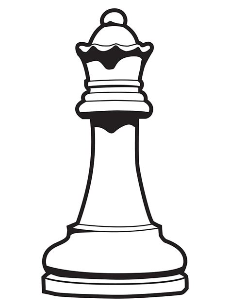 6 chess pieces in standard chess sets. "Queen Chess Piece" Stickers by DetourShirts | Redbubble