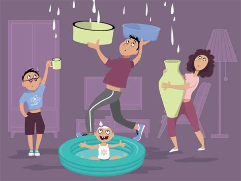 Clear insulation from the wet ceiling wall and dry off any standing water. How to fix roof leak from the inside: A guide for the DYI ...