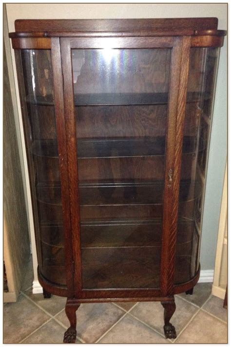 16 elegant antique curved glass china cabinet value. 6 Pics Antique Curved Glass China Cabinet Value And ...
