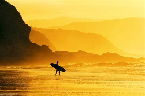 Surfer At Sunset Surfer Sunset Wallpaper Surfing