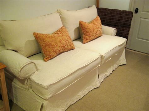 Ottoman slipcovers rectangle gray footrest sofa slipcovers footstool protector covers stretch fabric storage ottoman covers, high spandex slipcover machine washable, ottoman large size. Custom Slipcovers by Shelley: Drop Cloth Couch, Chair, and ...