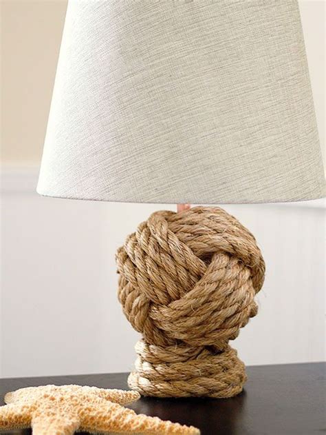 Diy Decor That Looks Like The Real Deal Rope Lamp Rope Table Lamps
