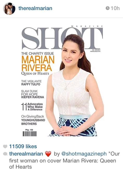 Marian Rivera Shot Magazine Cover Starmometer