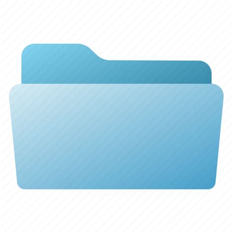 Open Folder Icon Flat