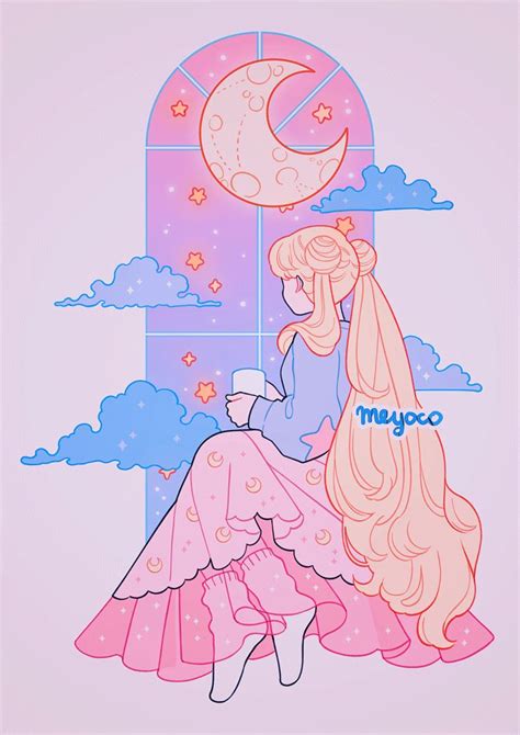 Twitter In 2020 Anime Art Beautiful Sailor Moon Fan Art Pastel Goth Art