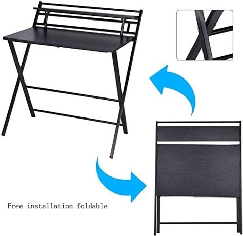 Small Folding Desk Computer Desk For Small Space Home Office Simple