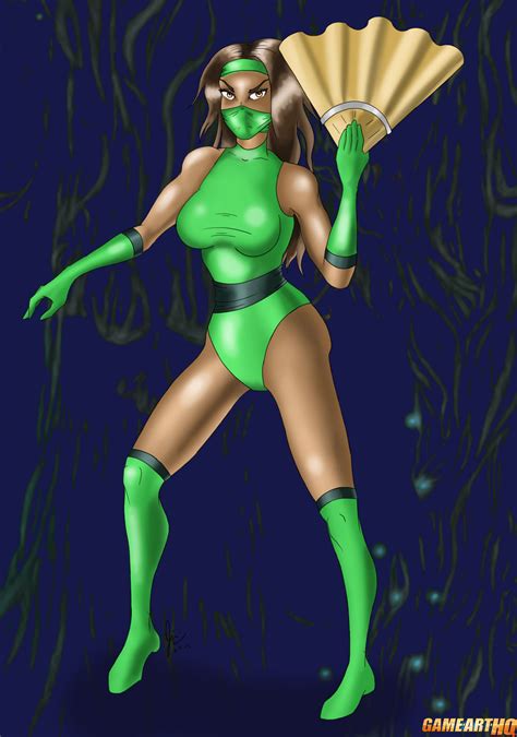 Mk Art Tribute Jade From Mortal Kombat Ii Game Art Hq