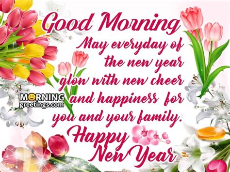 30 First Good Morning Of New Year Wishes Images Morning Greetings