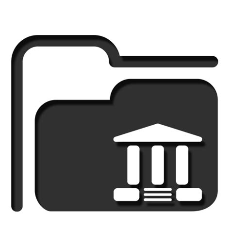 Folder Library Icon