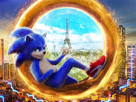 Sonic The Hedgehog 2019 Movie Hd Poster Preview