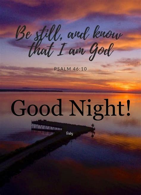 Good Night Bible Verse Quotes