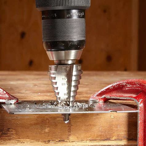 12 Tips For Drilling Holes In Metal Metal Step Drill Drill