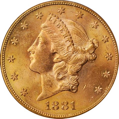 Value Of 1881 S 20 Liberty Double Eagle Sell Rare Coins