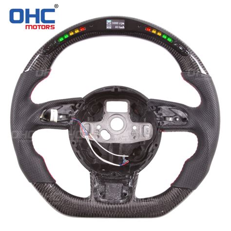 Ohc Motor Performance100 Real Carbon Fiber Led Display Steering Wheel