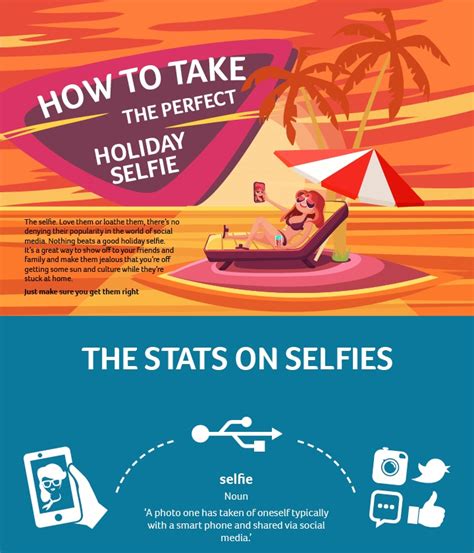 How To Take Perfect Holiday Selfie 1000 Infographics Posters Flyers And More Venngage Gallery