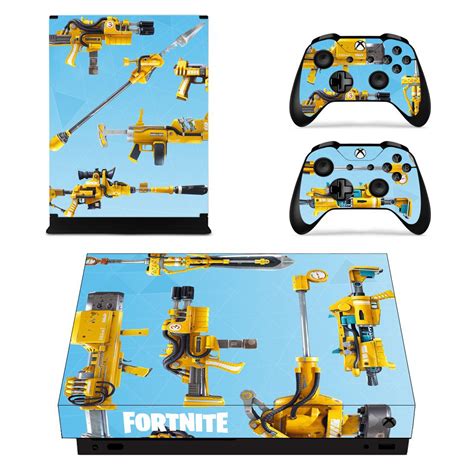 Fortnite Guns Decal Skin Sticker For Xbox One X Console And Controllers
