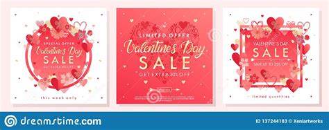 Valentines Day Special Offer Banners Stock Image Image Of Card Love