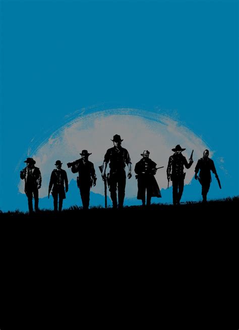 Download Wallpaper 840x1160 Red Dead Redemption 2 Blue Poster