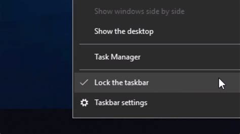 Lock The Taskbar Windows 10 Turn On Subtitles Youtube