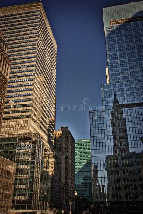 New York City Street Scene Stock Image Image Of High 105009901