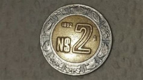 esta es la moneda de dos pesos que vale casi 2 mil pesos foto el heraldo de méxico