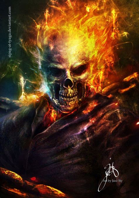 Ghost Rider Blue Flame Wallpapers Wallpaper Cave