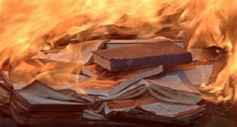 Fahrenheit 451 Burning Books Comicmix