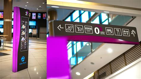 Delta Planet Mall Signage And Wayfinding Ido Design