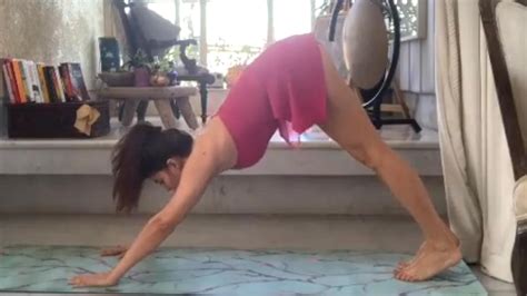 Jacqueline Fernandez Shares Her Favourite Yoga Poses That Can Be Done Anytime Anywhere Hindi