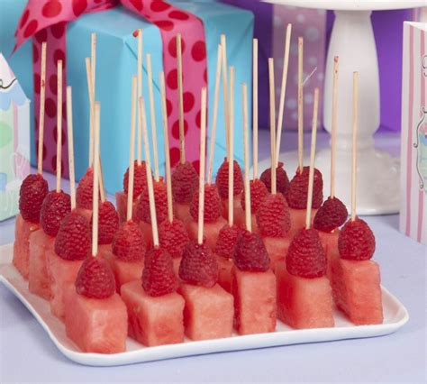 Pink Themed Party Food
