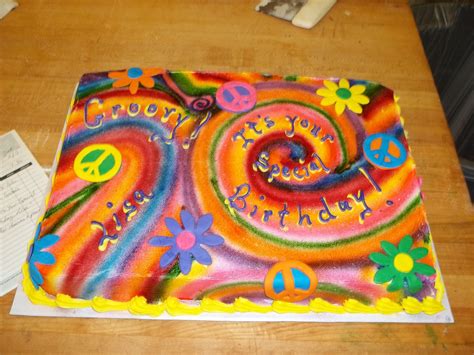 Tye Dye Birthday Cake Tye Dye Cake Birthday Birthday Cake