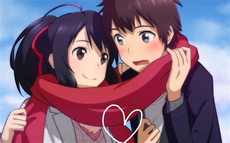 Taki And Mitsuha Kiss In That Moment He Sees A Comet Flashing Before