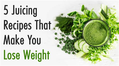 5 Juicing Recipes That Make You Lose Weight